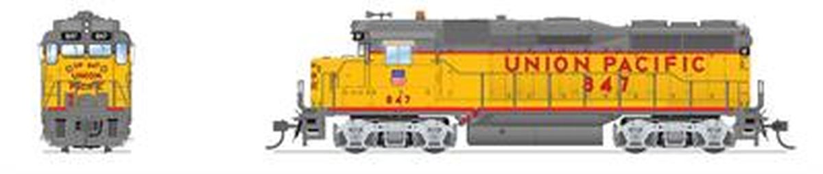 HO GP30 Diesel UP #850/Shield on Cab DCC Ready