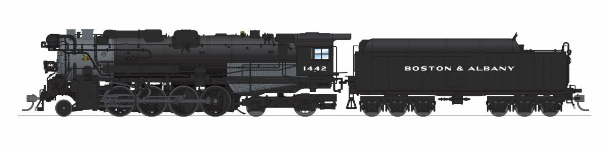 HO HY Berkshire B&A A1b #1442 Post-1946 6-axle T