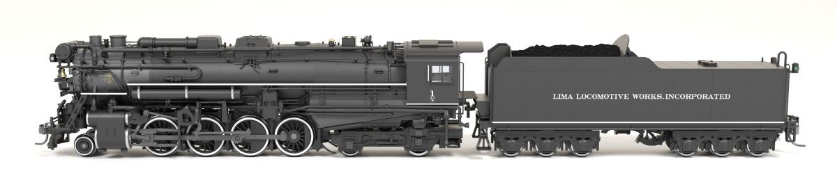 HO HY Berkshire Locomotive Works #1 1920's  DCC-Ready