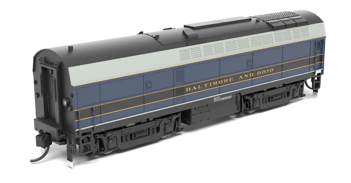 N P4 B&O Sharknose RF-16 B As-Delivered 857X DC/DCC