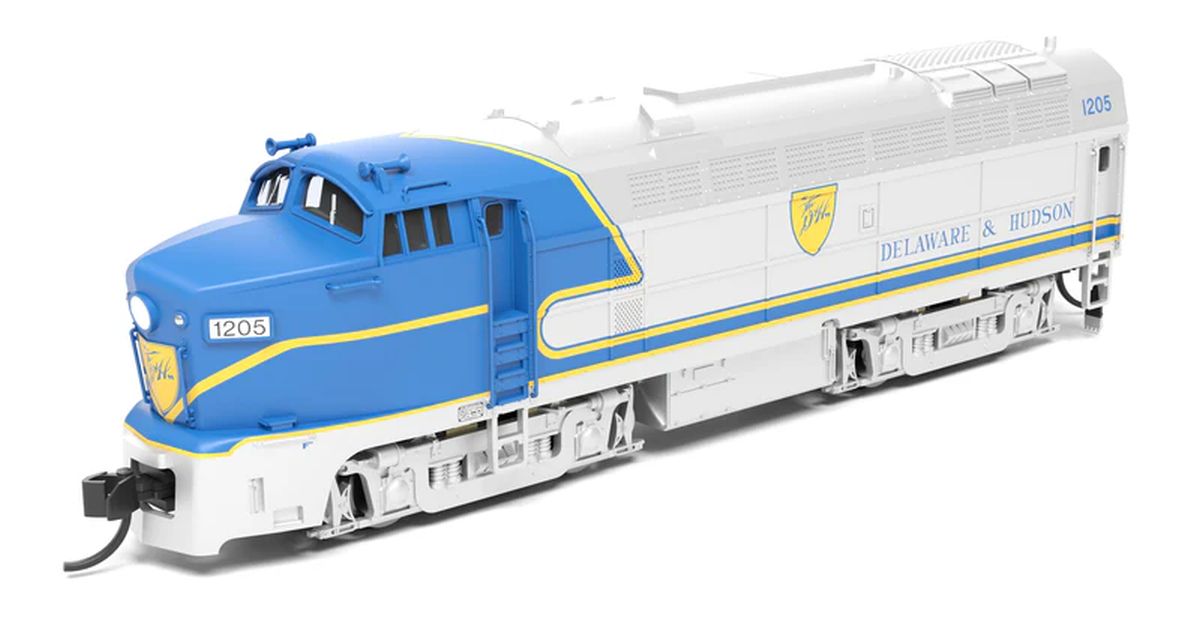 N P4 D&H Sharknose RF-16 A 1216 Blue Warbonnet  DCC-Ready