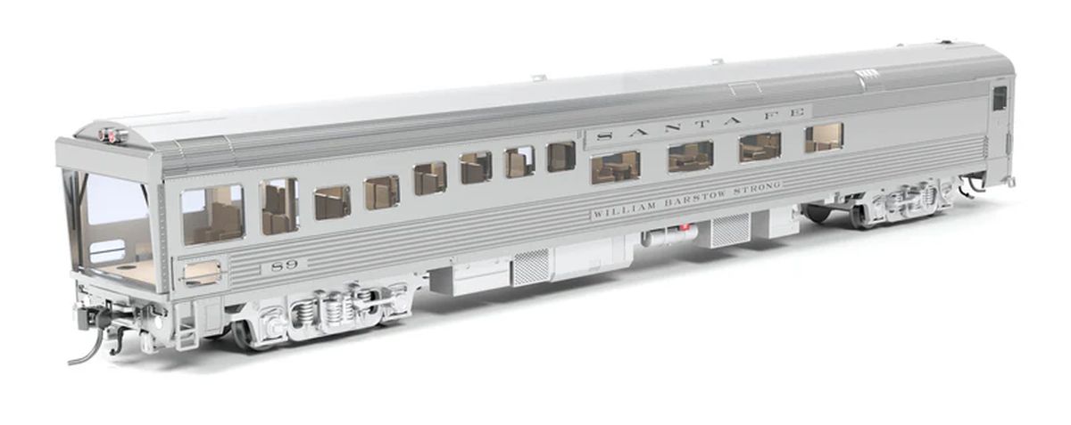 HO Track Inspection Car ATSF #89 William Barstow Strong 1990