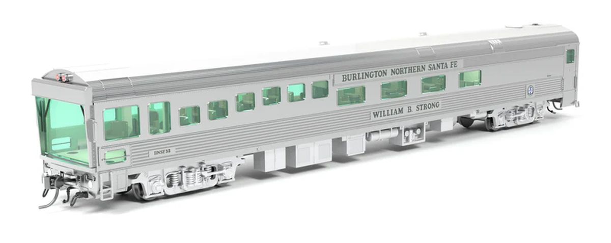 HO Track Inspection Car BNSF #32 William B. Strong 1996-2008