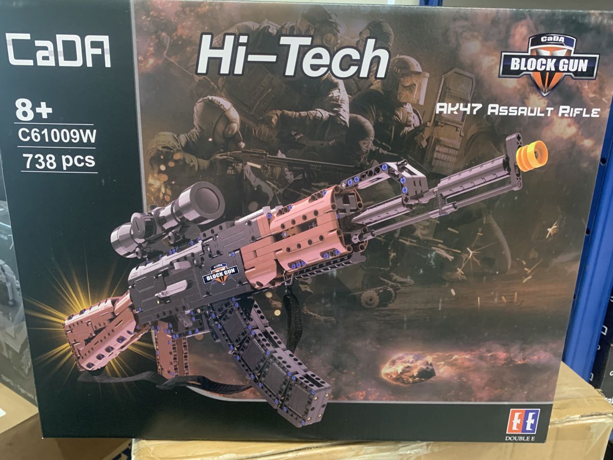 CaDFi Blocks AK47 Assault Rifle w/Scope/738pc