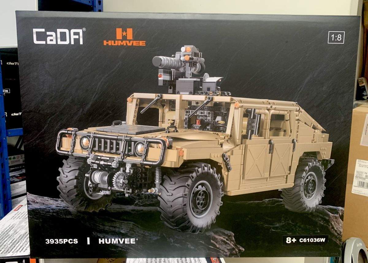 CaDFi Blocks 1:8 Military HUMVEE/3935pc