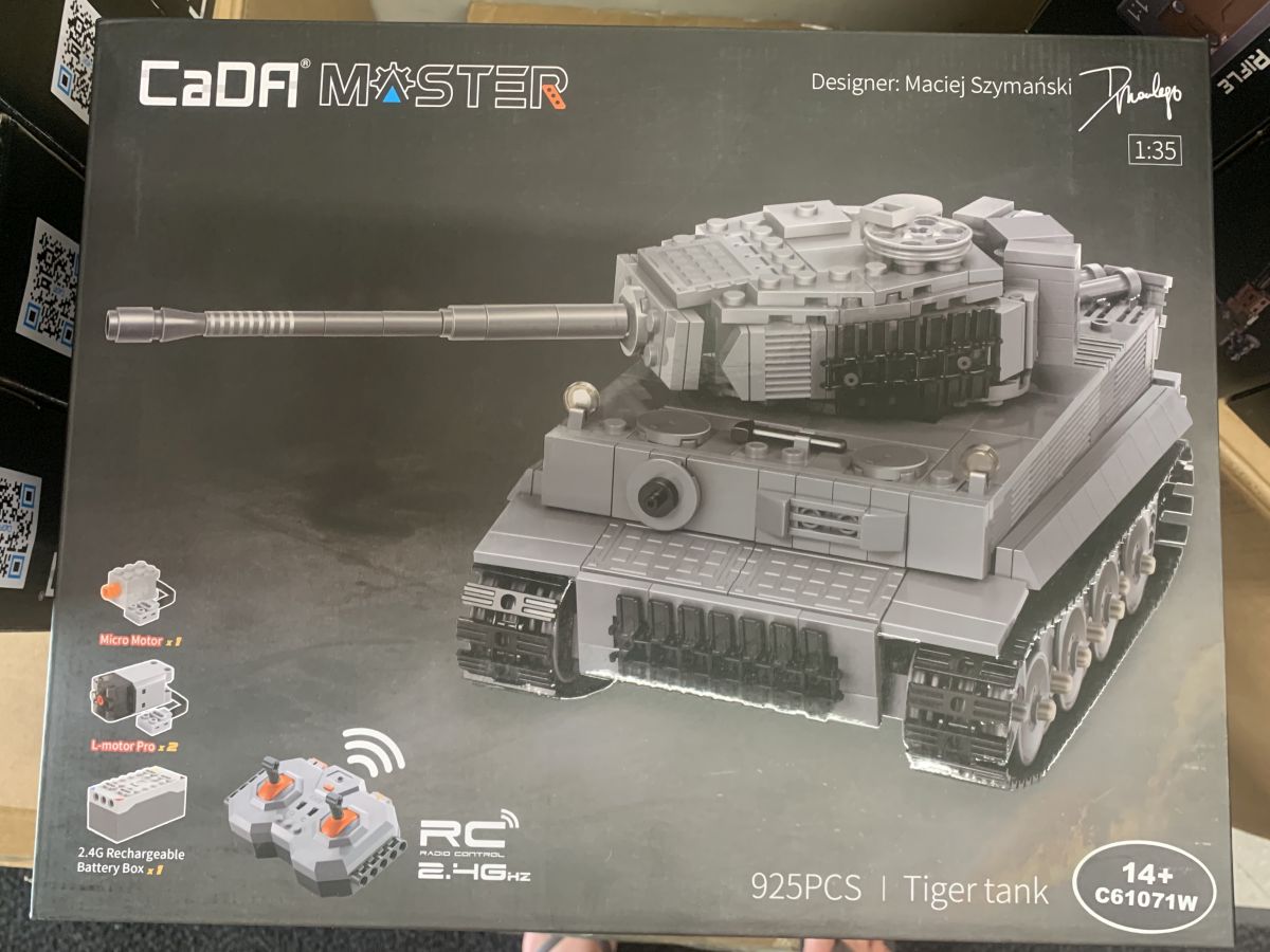 CaDFi Blocks German Tiger Tank/924pc