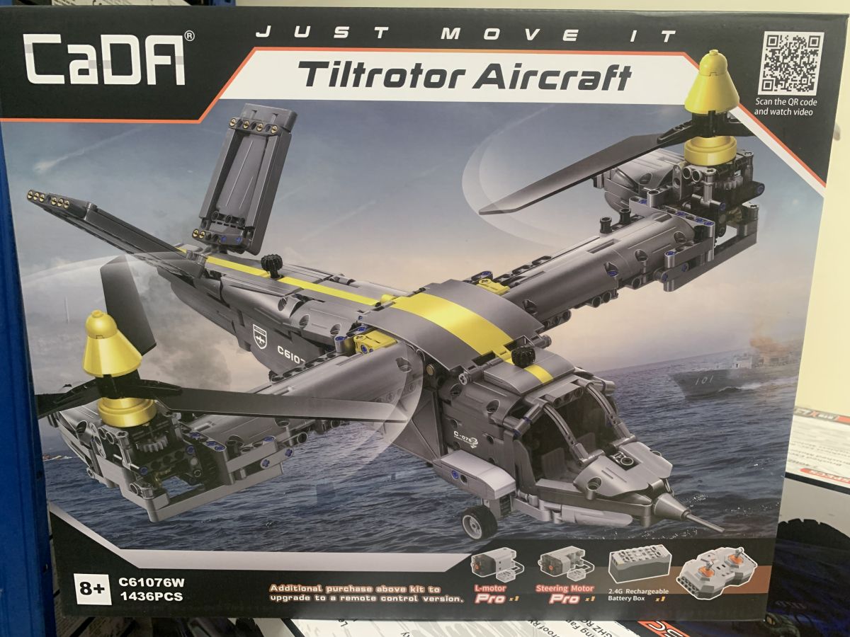 CaDFi Blocks Tiltrotor Aircraft/1424pc