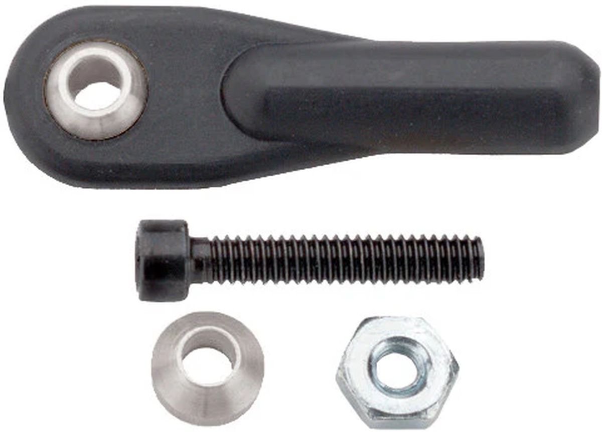 2-56 x 1/2 Swivel Ball Links for 4-40 rods With Hardware -Bl
