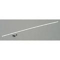 Antenna Tube w/ Cap (Neon Light Orange) (1/pkg.)