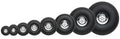 3'' Dia. Treaded Chrome Wheels (2)