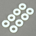 No. 10 Nylon Flat Washer (QTY/PKG: 8 )