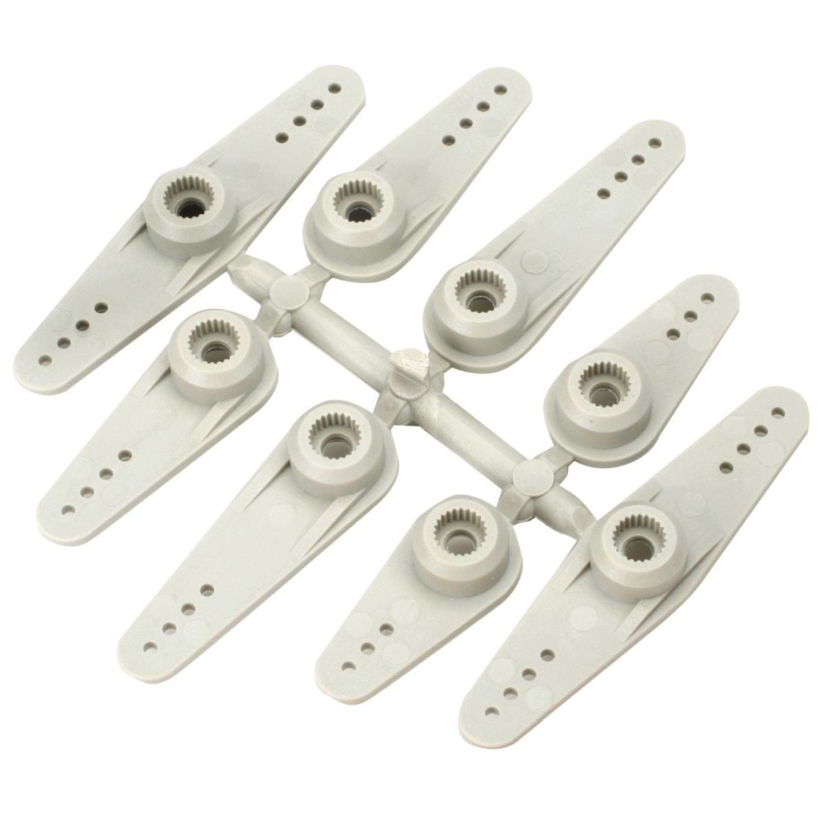 Super Strength Servo Arms (Long JR Servos) (QTY/PKG: 8 )