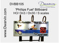 DVBB105-FP HO Unassembled Fiber-Lit Phillips Billboard