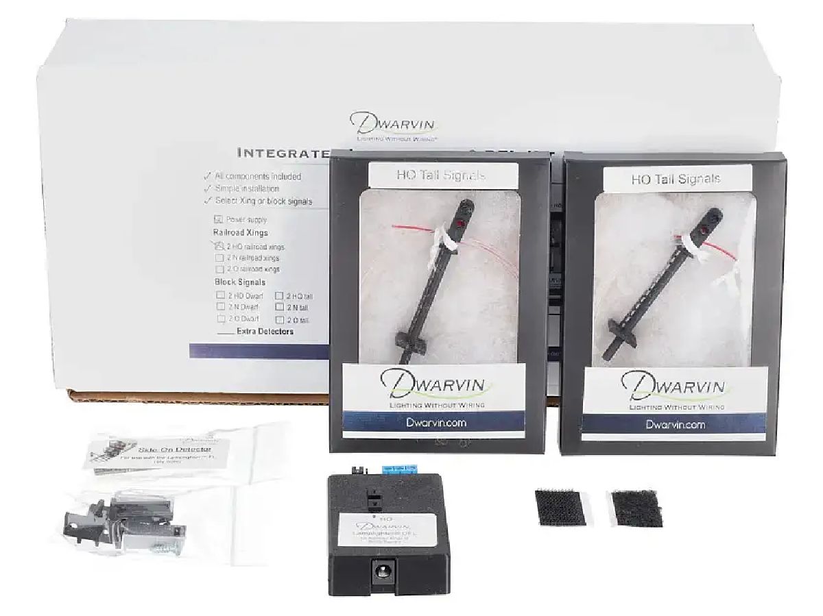 DVITBS102 HO Tall Block Signal Kit Lamplighter DFL w/o Power