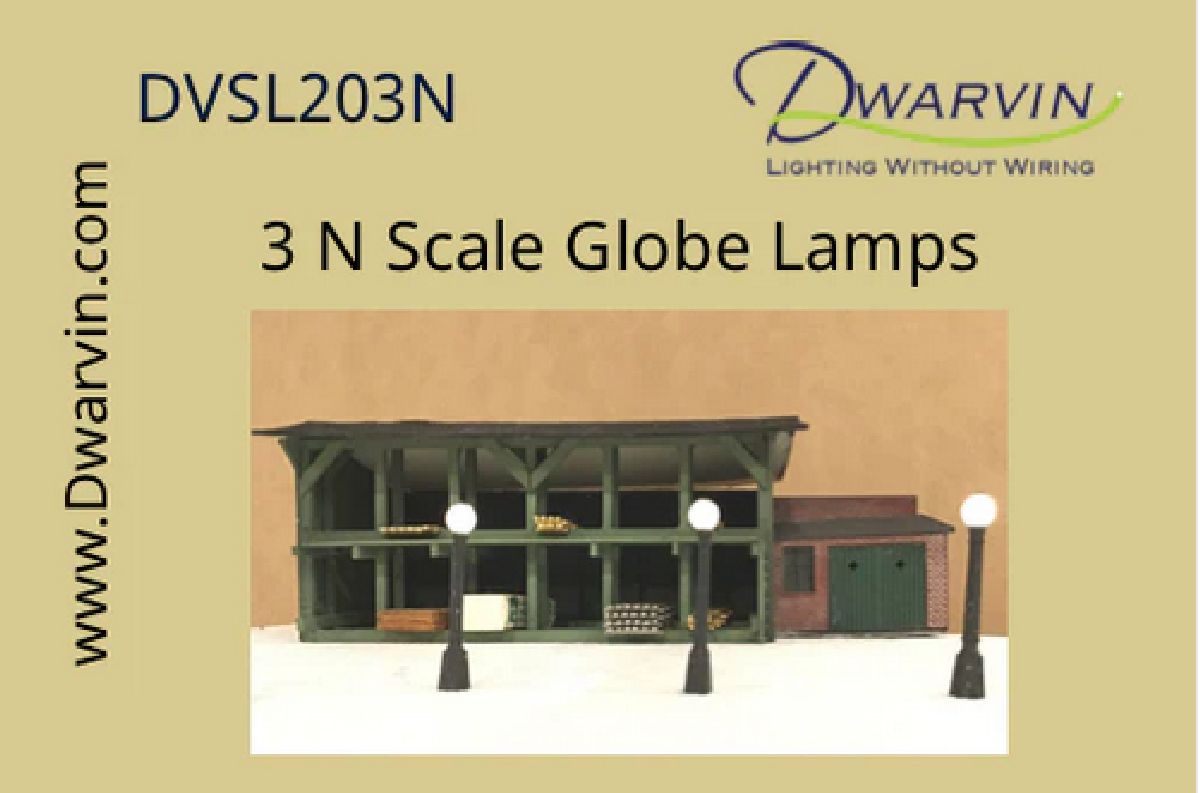 DVSL203 N Fiber-Lit Globe Lamps (Pack of 3)