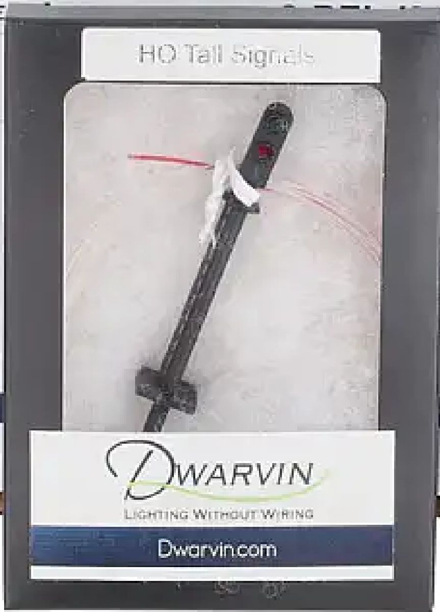 DVFLBS102 HO Fiber-Lit 2-Color Tall Block Signal (Single)