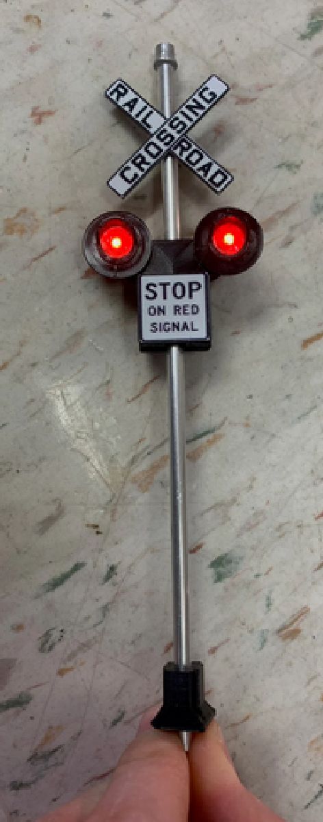 DVFLRRX201 N Fiber-Lit Railroad Crossing