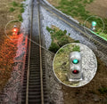 DVFLBS201 N Fiber-Lit 2-Color Dwarf Signal (Single)
