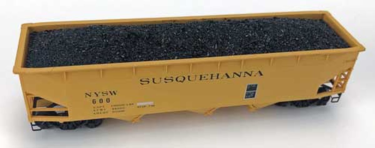 HO Coal Load Accurail 70 Ton Offset Hopper