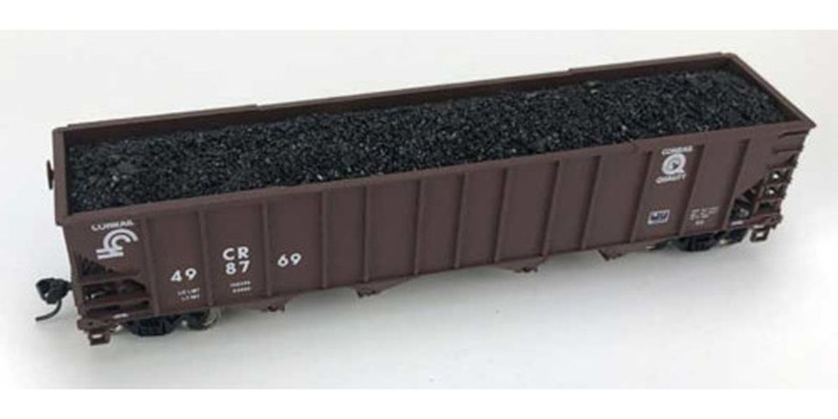 HO Coal Load Walthers Mainline 50' 100T Hopper