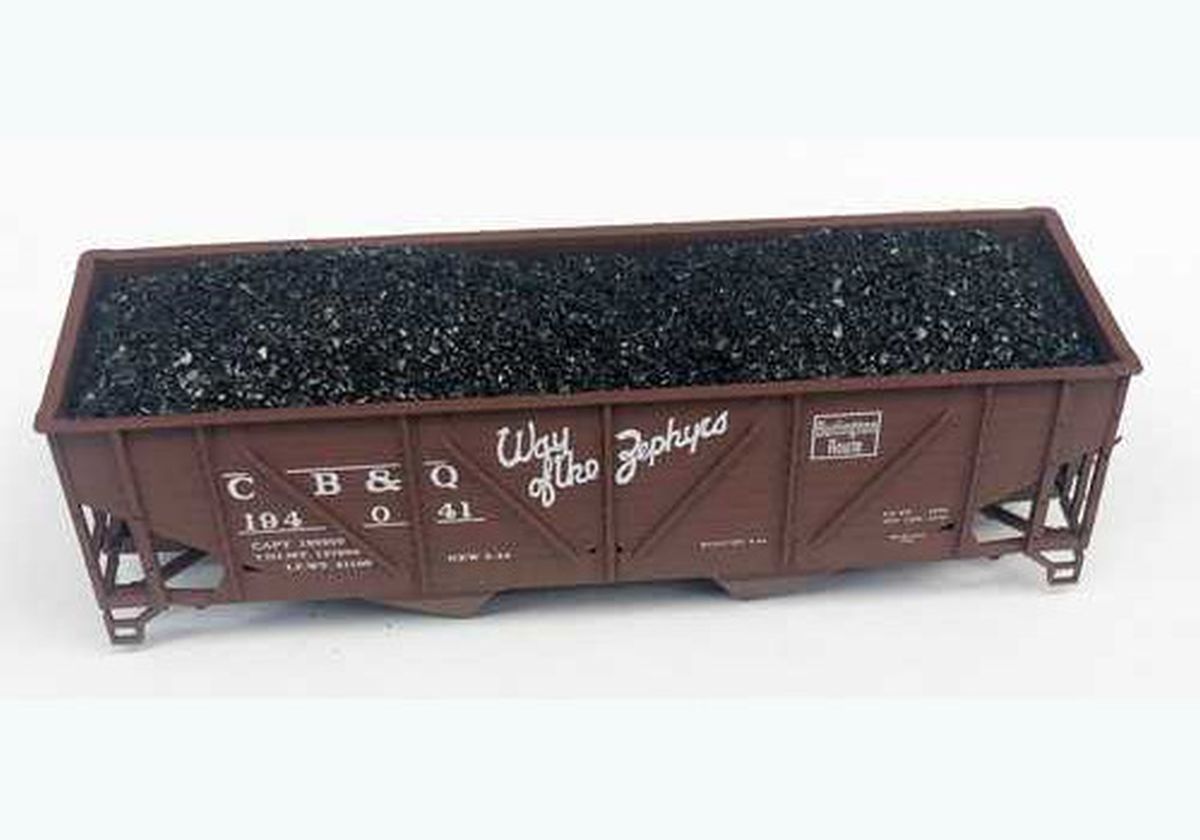 HO Coal Load Proto/Walthers 50T War Emerg Hopper