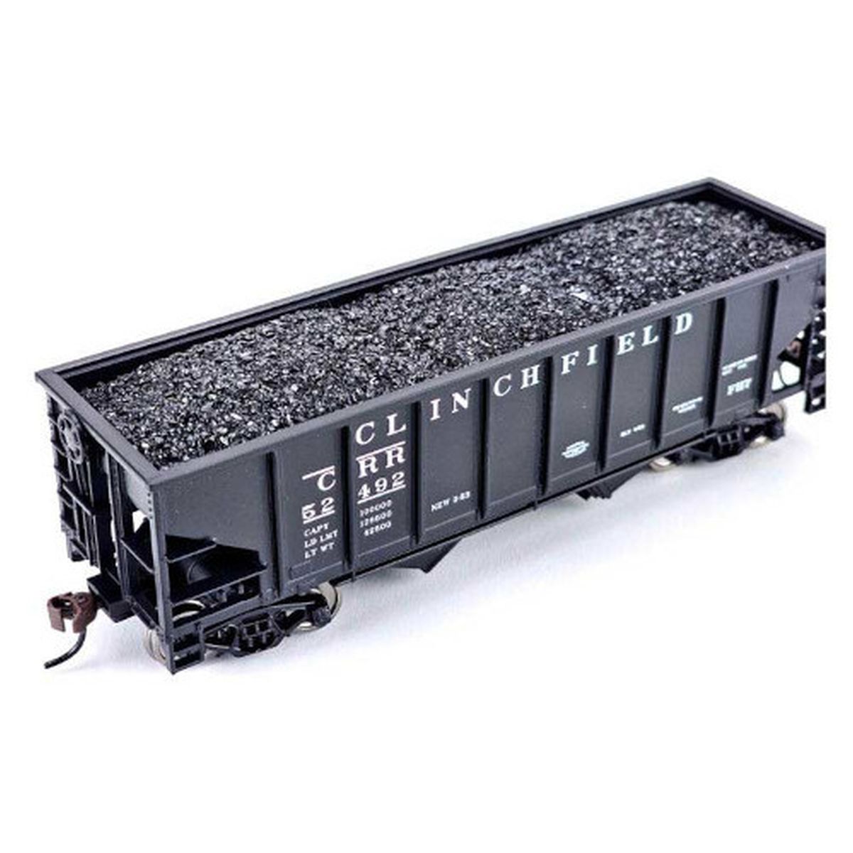 HO Coal Load Walthers Trainline 2 Bay Hopper