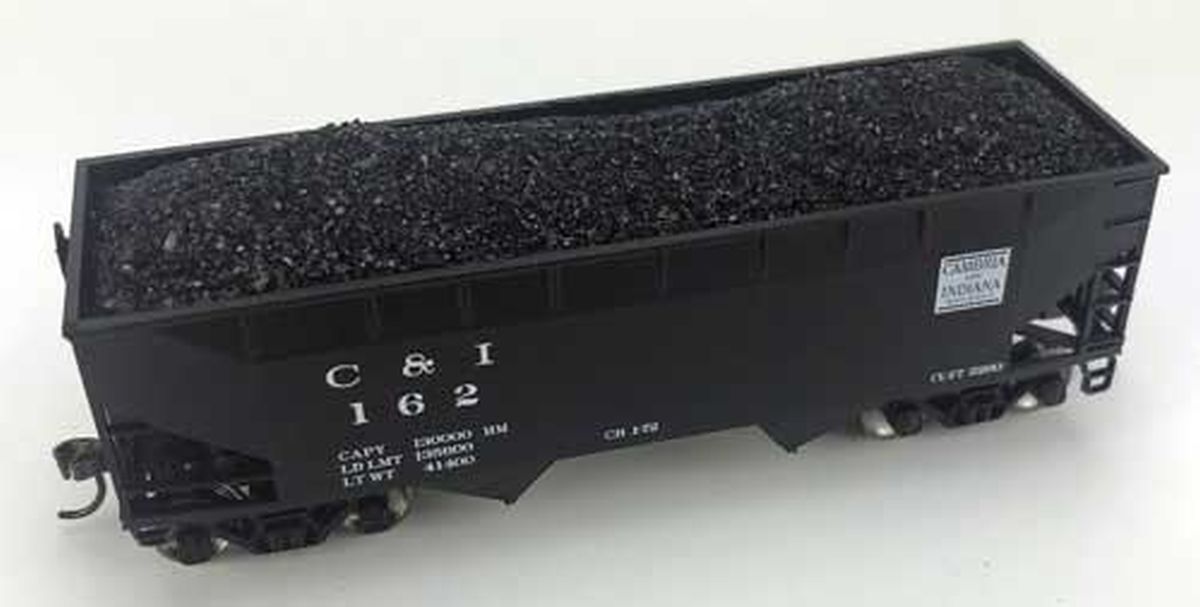HO Coal Load Athearn 2 Bay Hopper