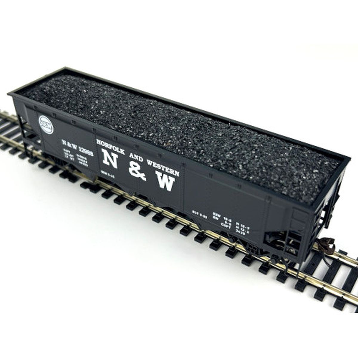 HO Real Coal Load Bachmann 40ft Quad Hopper