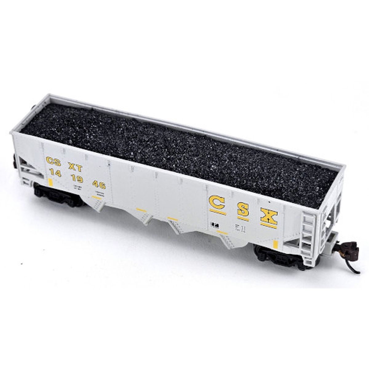 N Real Coal Load Bachmann 40ft Quad Hopper