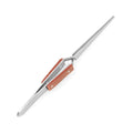 Tweezer Wood Handle Straight Carded