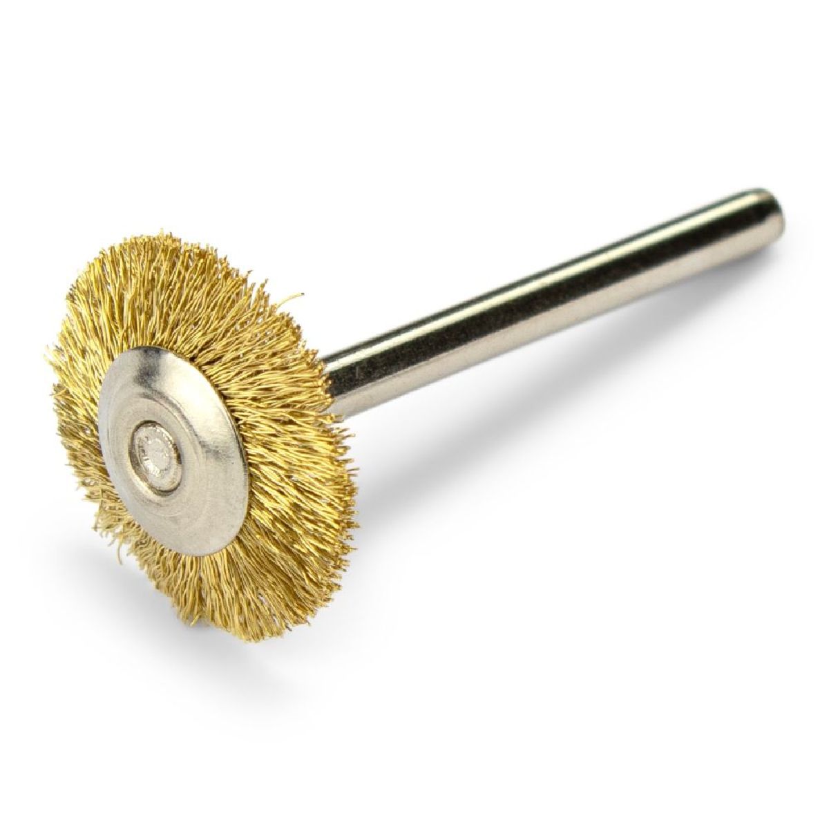 3/4in Brass Wire Wheel1/8in Shank Carded