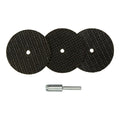 1 1/2in Cutoff Wheel 3pc Set Carded
