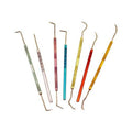 7pc Colored Dental Pick Set