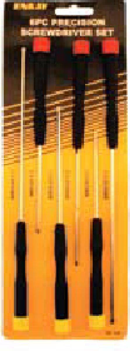 6pc XL Precision Screwdriver Set carded