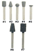 Rotary Rasp Cylinder 1/8in Shank Carded