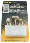 8 pc Mini Drill Accessory Set Carded