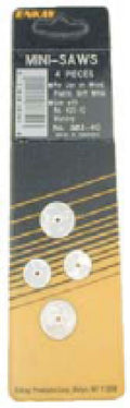4pc Mini Saw Blade Carded