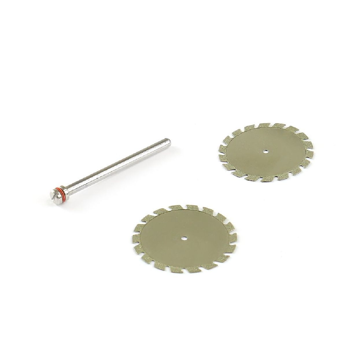 2pcs 1 3/16in Diamod Saw 1/8in Shank Carded