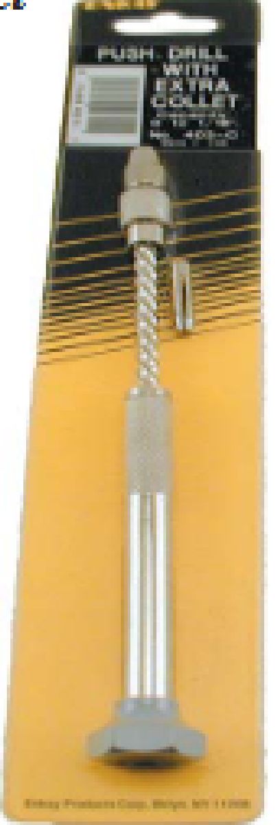 Push Drill W/Extra Collet carded