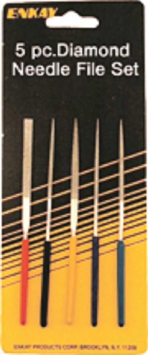 5pc Mini Diamond File Set Carded