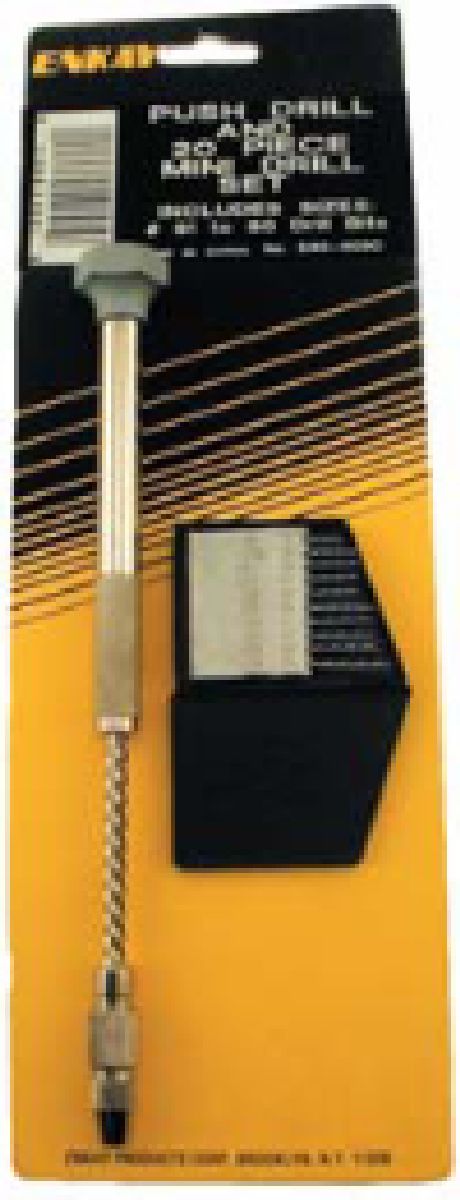 Mini Drill Set & Push Drill carded