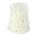4 White Cable Ties 100 pieces