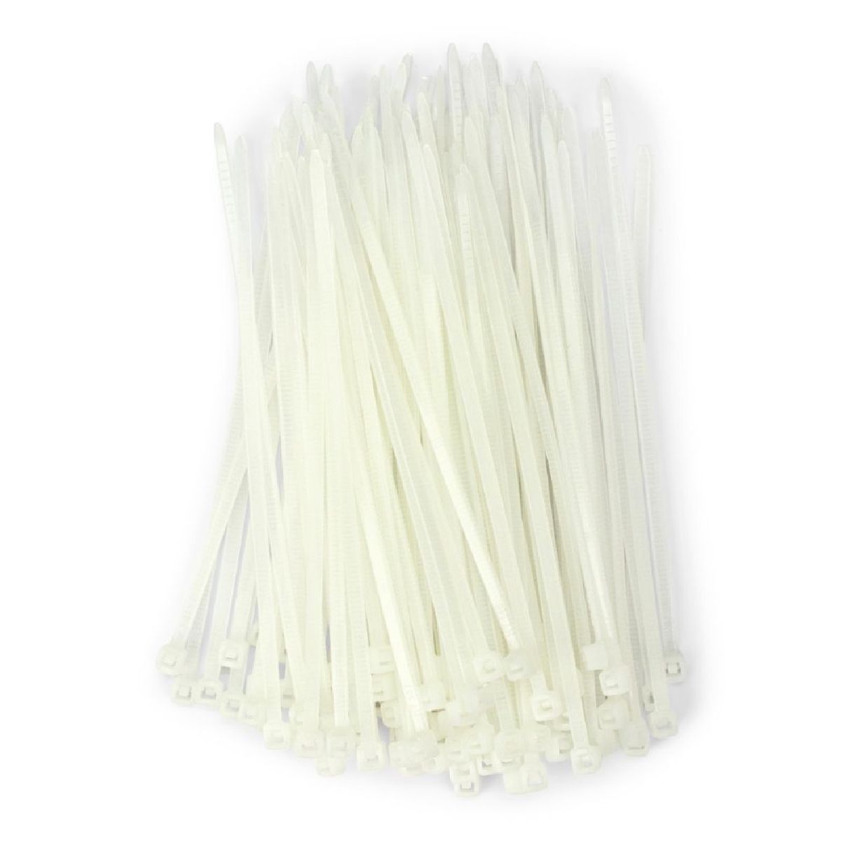 4 White Cable Ties 100 pieces