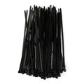 8 Black Cable Ties 100 pieces