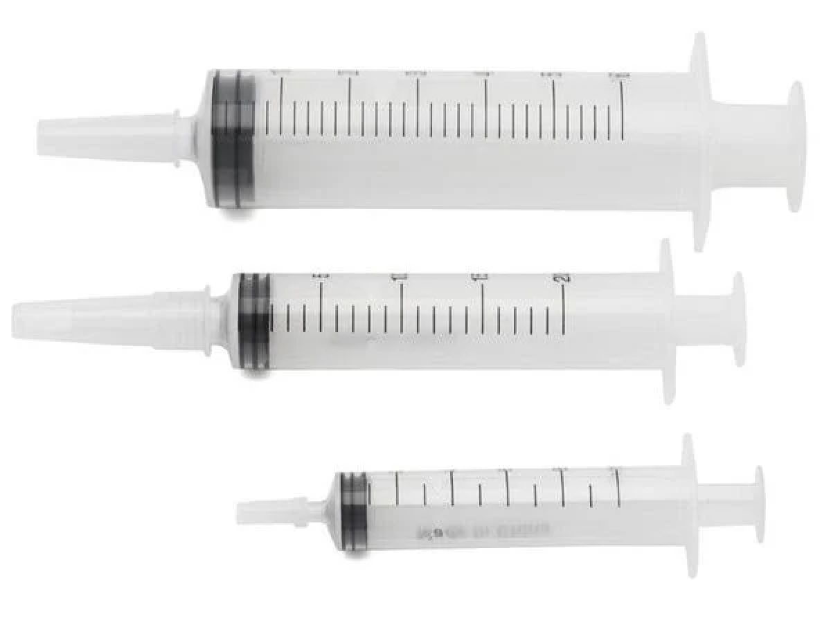 3 pc. Syringe Assortment poly bag
