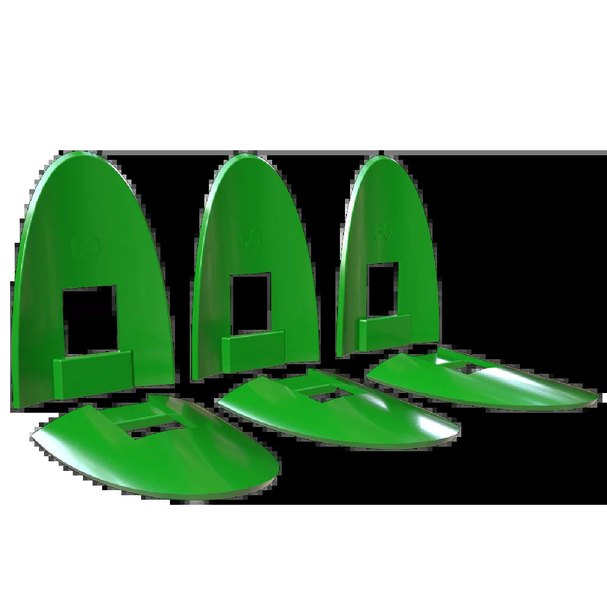 BT-60 Shock Cord Anchors Orange (6pk)