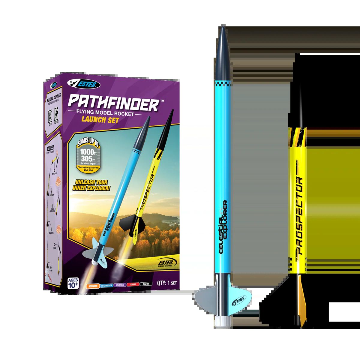 Pathfinder Pack Tandem (2 Rockets) Launch Set