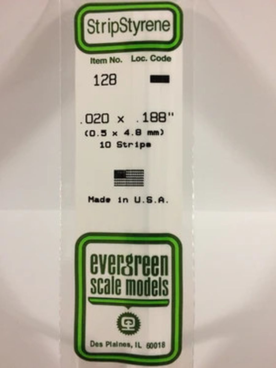 .020 x .188  (10)