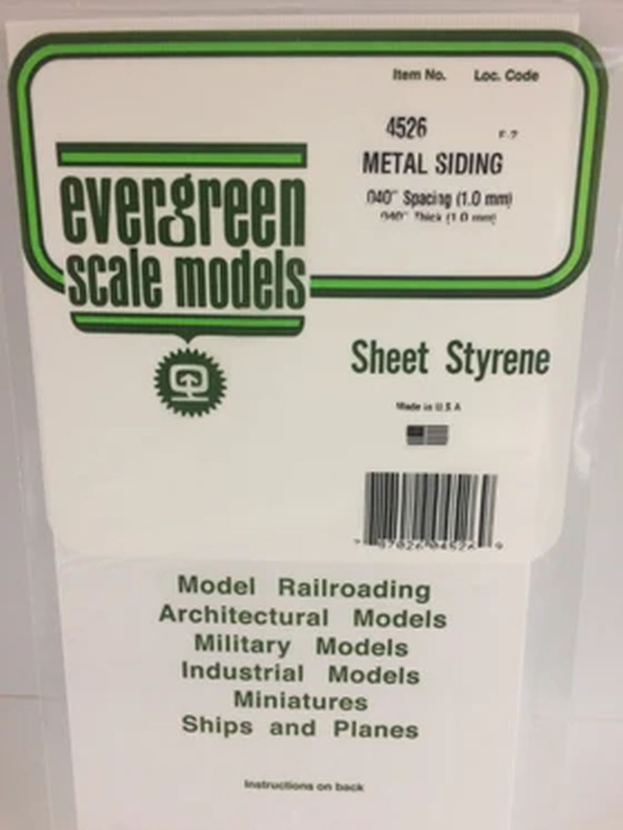 Metal Siding .040''  12"x24"