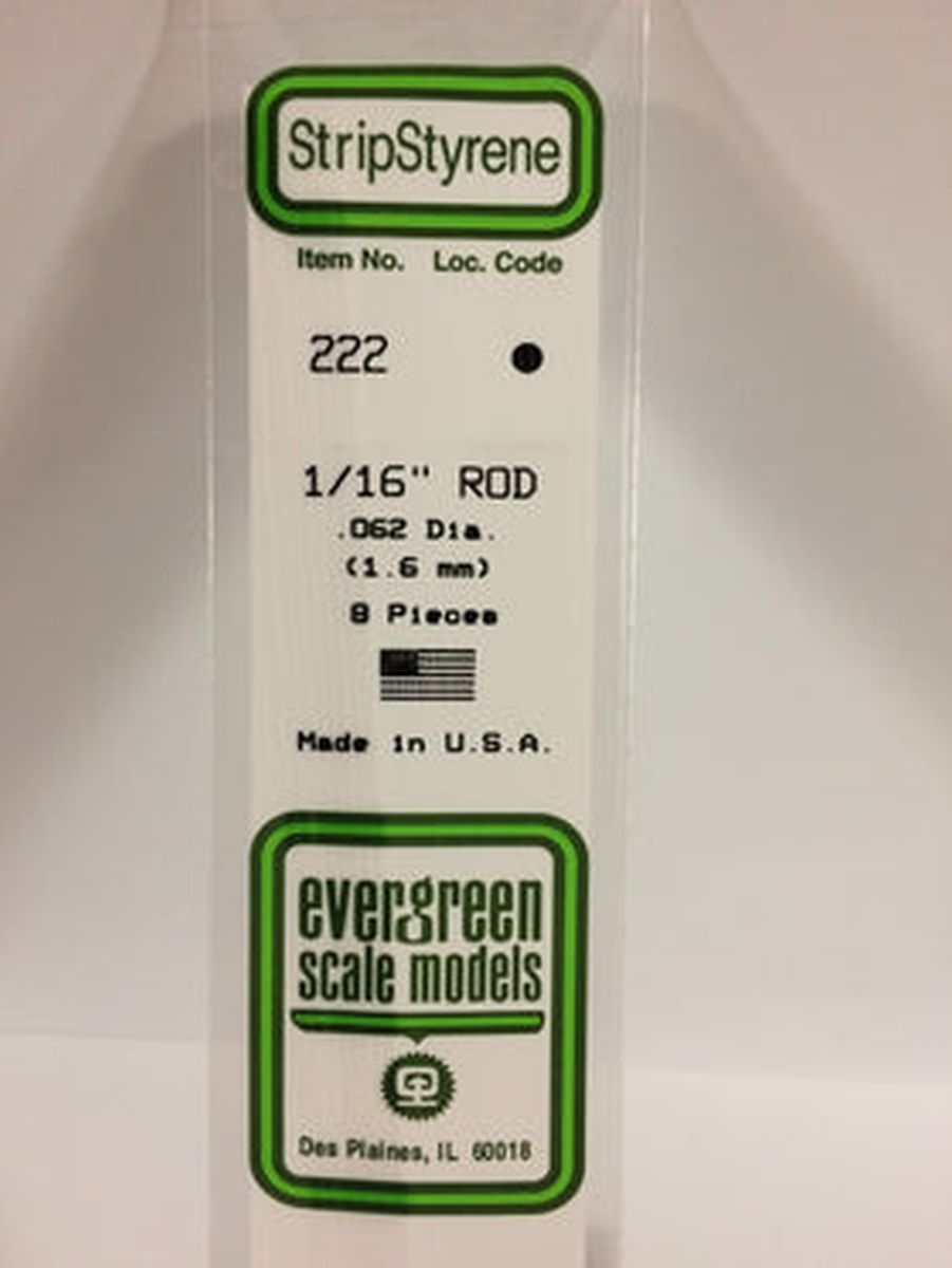 .062''  Rod 1/16''  (8)